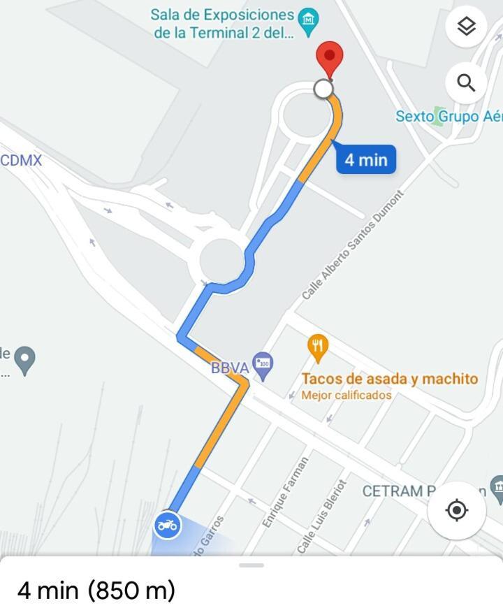 מקסיקו סיטי Departamento Cercano Al Aeropuerto T2, A 2 Calles מראה חיצוני תמונה