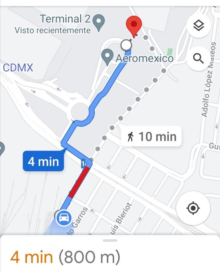 מקסיקו סיטי Departamento Cercano Al Aeropuerto T2, A 2 Calles מראה חיצוני תמונה